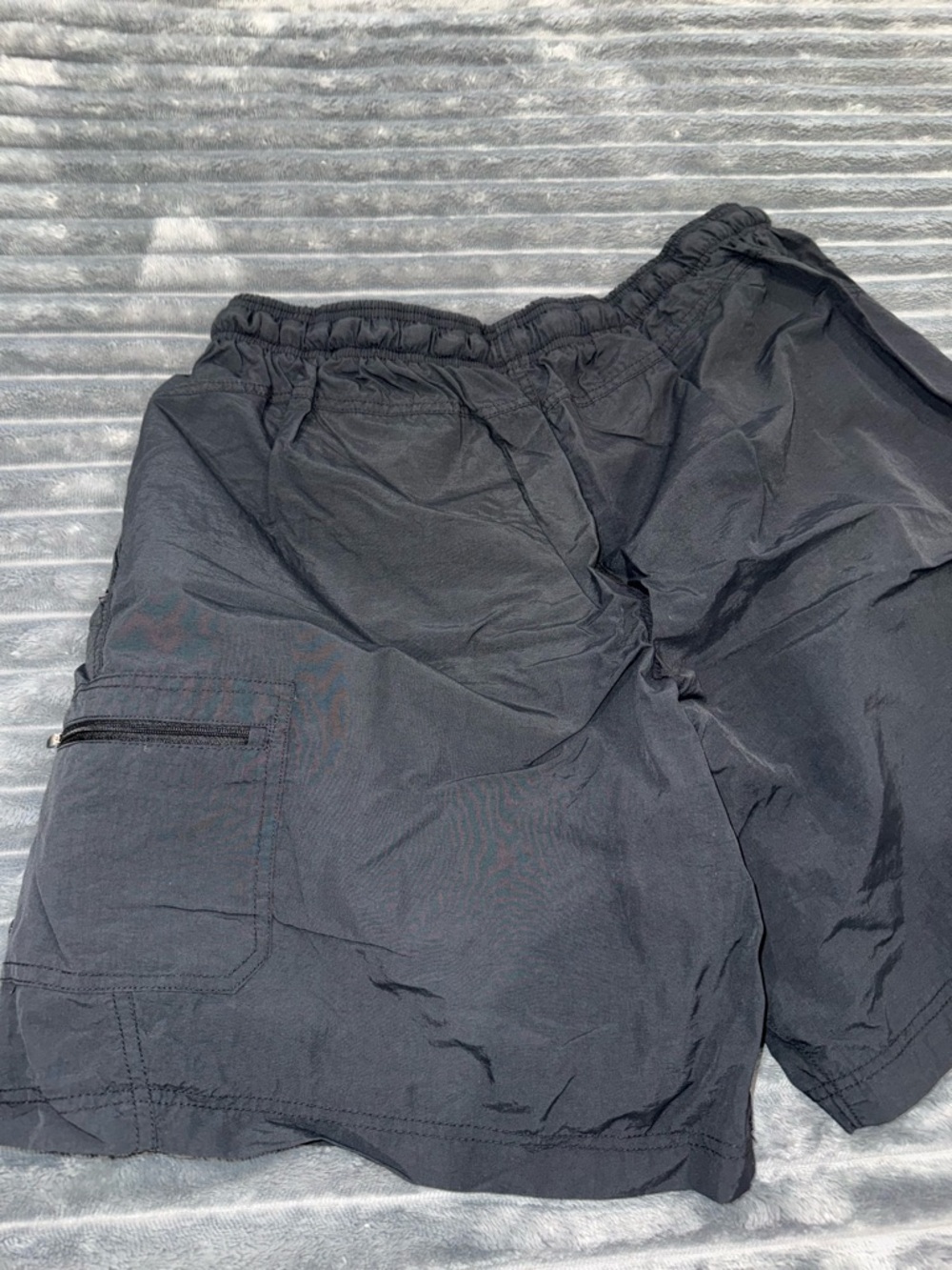 Champion Black Mesh-Lined Athletic Shorts